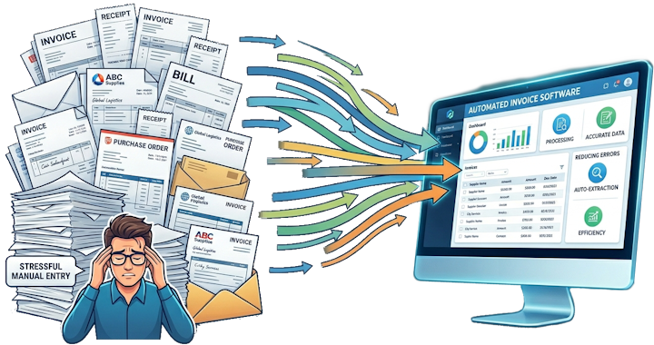 DocFlow invoice automation screenshot